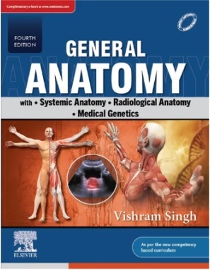GENERAL ANATOMY WITH SYSTEMIC ANATOMY, RADIOLOGICAL ANATOMY, MEDICAL GENETICS, 4ED